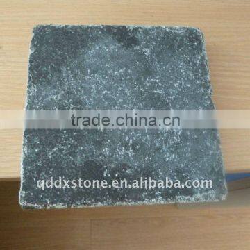 honed & tumbled blue limestone