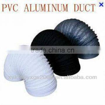 Single layer Combi White/Black/Grey PVC Flexible Duct OEM