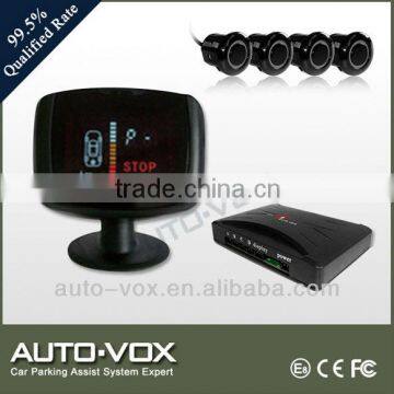 VFD display car parking sensor kits with voice alert with 4 sensors