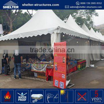 Heavy duty promotional OEM10x20 aluminium PVC coated tent fabric commercial pop up tent