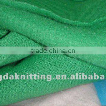 32S 60% cotton 40% polyester CVC fleece knitted fabric