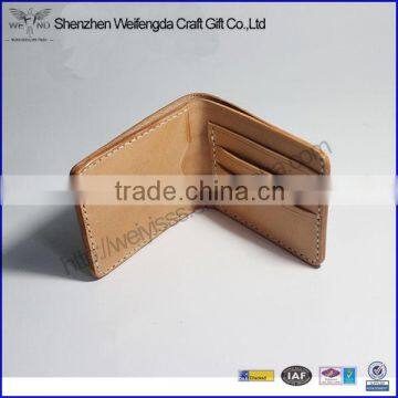 genuine tanned leather card holder pocket card wallet wholesale manufacture