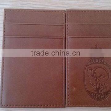High Quality Promotion Custom Real Leather Printing Magic Wallet photo-5