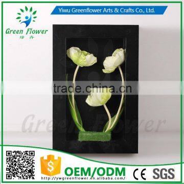 Greenflower 2016 Wholesale 3D Wall Poppy Picture Group artificial plants arts and crafts making factory Home decorations