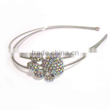 Wholesale Accessory Paw Print AB Rhinestone Headband