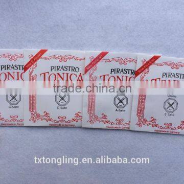 Best Selling PIRASTRO TONIKA Full Set Violin Viola Cello Strings Nylon Material photo-2