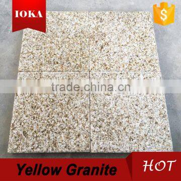 G682 rust yellow granite paving tiles