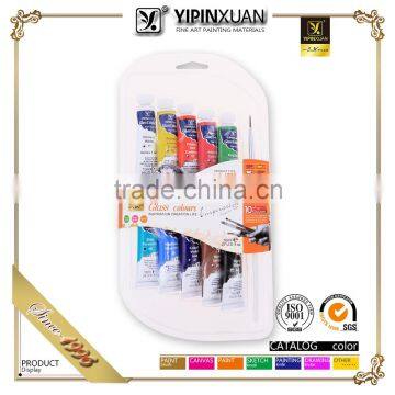 High Quality Wholesale 10 Colors Glass Paint Set