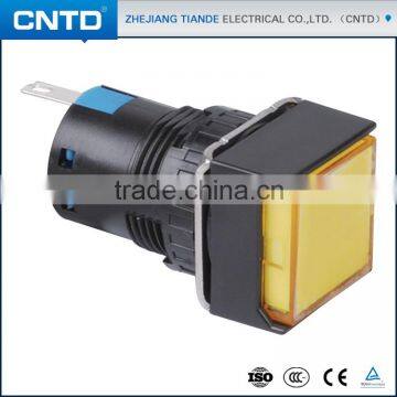 CNTD China Factory Mini Waterproof Push Button Switch Rectangular Lights