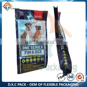 10KG Custom Print Foil Quad Seal Bag For Pet Food / Dog Food