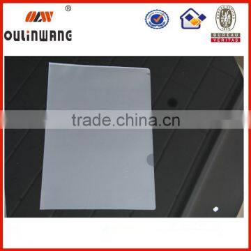a4 size l shaped clear folders