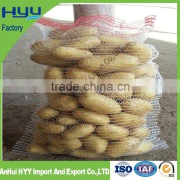 plastic onion/fruit mesh bag/poly mesh net bags