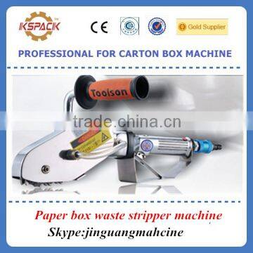 carton box makibng machine / paper box waste stripper mahcine / paperboard waste clean machine