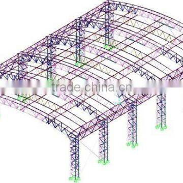 Steel Truss System,curtain wall