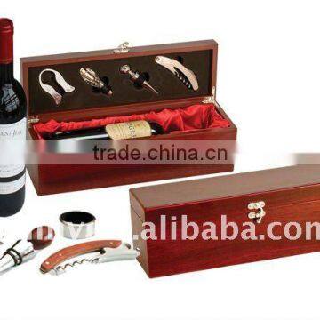 Rosewood Finish Single Wine Presentation Box