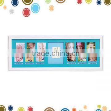 Wholesale hand and foot print baby 12 month photo frame                        
                                                Quality Choice