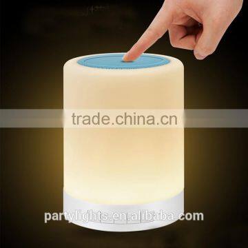 2016 Led Touch Sensor Portable Wireless Bluetooth Speaker With Smart Camping Lamp photo-2