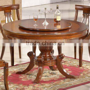 European design factory sell solid wood used restaurant table and chair set