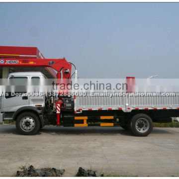 New truck price flatbed cargo crane truck