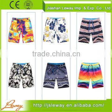 mens custom design printing board shorts