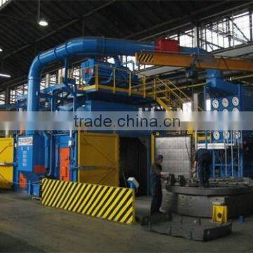 01 Q35 Series turntable sandblasting machine for casting surface cleaning and strengthening