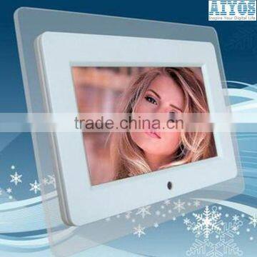 Acrylic Frame Material LCD Video Display 7inch Chinese Sex Digital Photo Frame photo-5