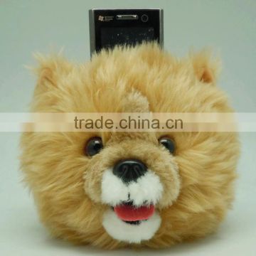 Plush Animal Dog Mobilephone Holder Toy