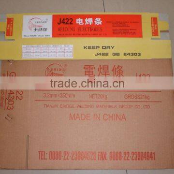 BRIDGE BRAND WELDING ELECTRODES J422