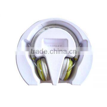 White Paper Pulp Tray for Headphone Packaging