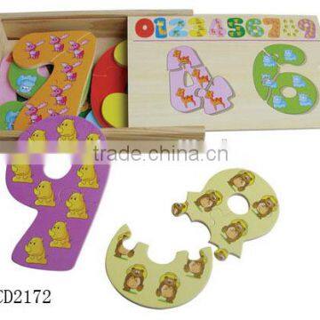 Jigsaw Numbers Puzzle Box