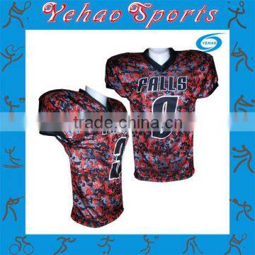 New style team uniform football jersey with full sublimation