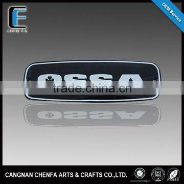 Custom outdoor acrylic chrome plating badge emblem