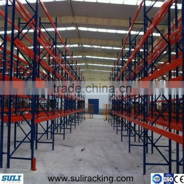 Steel beam structure warehouse racking system