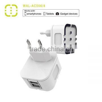 2015 Newlly Walnut 3.4A universal wall charger