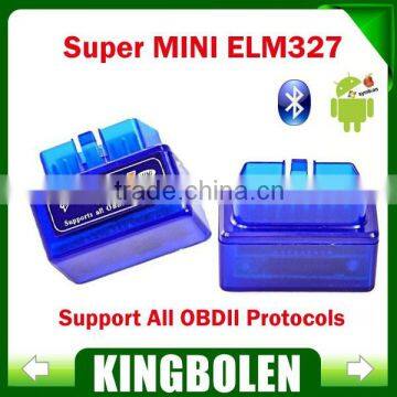Latest Version V2.1 Super Mini ELM327 Bluetooth OBD2 Scanner ELM 327 Bluetooth For Multi-brands CAN-BUS Supports All OBD2 Model