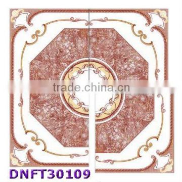 Ceramic floor tile