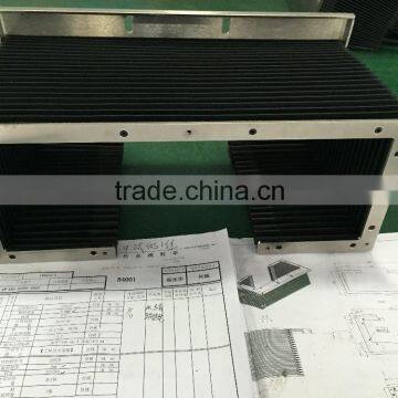 CNC machine tool protection rubber accordion bellows