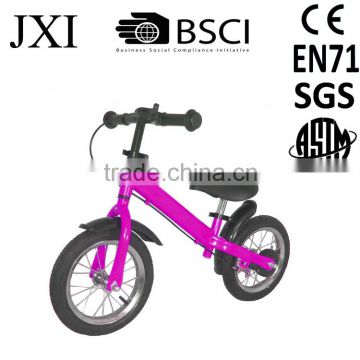 Metal wooden aluminum safe light balance bikes for 3 to 6 years old kids