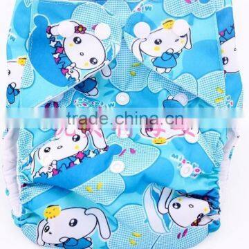 Cute Print Reusable And Washable Cloth Diapers