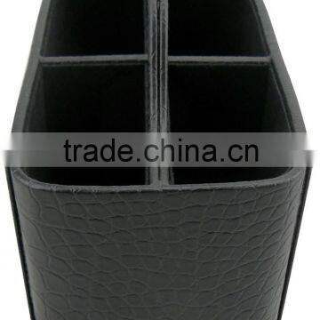 Leather Universal TV Remote Control Organizer Holder photo-5