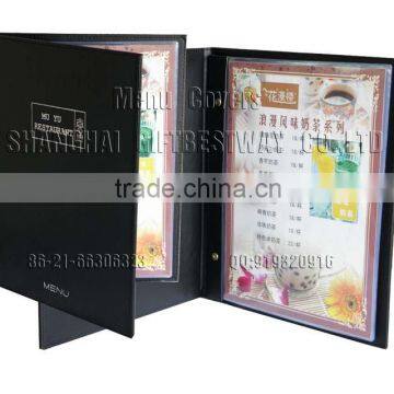 High Quality wine cover menu folder menu holder