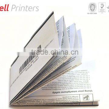 Pharmaceutical folded booklet single color printing from Indian supplier