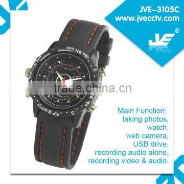 Waterproof watch camera JVE-3105C pocket digital camera web camera