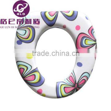 GLD Plastic Square Baby Toilet Seats Cover For Kids Blue wc Toilet Lid photo-4