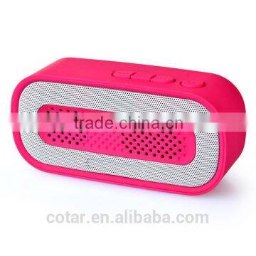 2015 Gaoke Top Selling 3W wireless Bluetooth Speaker support USB Flash slot and TF card handsfree call aux in bluetooth speaker