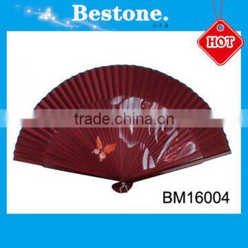 Custom printed folding hand fan for wedding