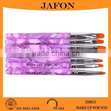 Hot selling acrylic handle artist nail gel brush