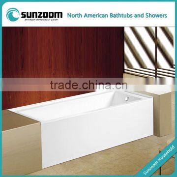 cUPC bathtub with removable skirt, plastic lighted bathtub,acrylic bathtub with skirt