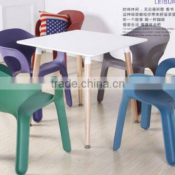 New design colored garden furniture outdoor plastic BBQ chair