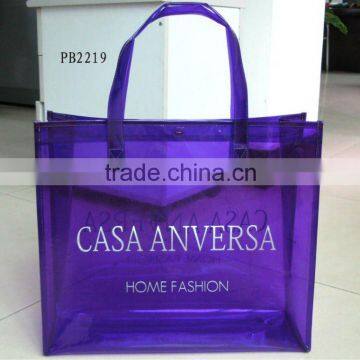 New Fashion Cheap Transparent PVC Shopping Bag